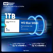 اس اس دی اینترنال PCIe Gen4 x4 وسترن دیجیتال مدل WD Blue SN580 NVMe  ظرفیت 1 ترابایت - تصویر 2