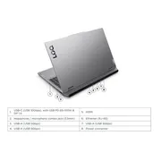 لپ تاپ 15.6 اینچی لنوو مدل LOQ 15IRX10-i7 14700HX-RTX5050 8GB-24GB DDR5 4800MHz-512GB SSD-FHD 144Hz - تصویر 8