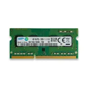 رم لپ‌تاپ سامسونگ DDR3L تک کاناله 4 گیگابایت مدل PC3L-12800 فرکانس 1600 مگاهرتز ولتاژ 1.35 ولت تایمینگ 11 نوع ماژول SO-DIMM - تصویر 1