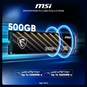 اس اس دی اینترنال PCIe Gen4 x4 ام اس آی مدل SPATIUM M450 ظرفیت 500 گیگابایت - تصویر 2