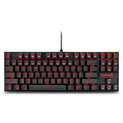 کیبورد ردراگون K552 Kumara، سوییچ مکانیکال قرمز، Tenkeyless، نورپردازی RGB، قابلیت Anti