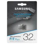 فلش مموری 32 گیگابایت سامسونگ مدل FIT Plus USB سه‌نقطه‌یک، با طراحی بندانگشتی و مقاوم در برابر آب، ضربه، شوک و لرزش و گردوغبار - تصویر 1