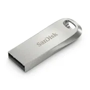 فلش مموری سن دیسک Ultra Luxe ظرفیت 64 گیگابایت با رابط USB 3.1 سرعت خواندن تا 150 مگابایت بر ثانیه، بدنه فلزی مقاوم، پشتیبانی از نرم‌افزار رمزگذاری اطلاعات - تصویر 1