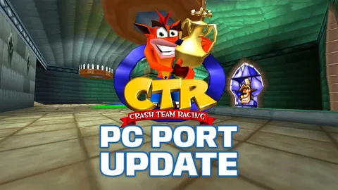 توسعه پورت غیررسمی کامپیوتر Crash Team Racing پیشرفت بالایی داشته است