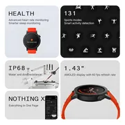 ساعت هوشمند 47 میلی‌متری ناتینگ مدل CMF Watch Pro 3 با بند سیلیکونی - تصویر 8