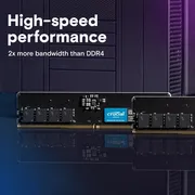 رم دسکتاپ کروشیال DDR5 تک کاناله 16 گیگابایت مدل CT16G56C46U5 با فرکانس 5600 مگاهرتز و تایمینگ CL46 U-DIMM - تصویر 3