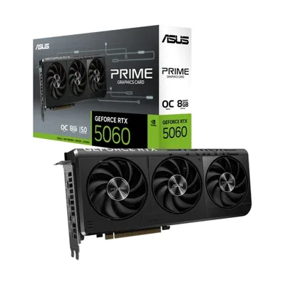 کارت گرافیک ASUS PRIME GeForce RTX 5060 OC Edition 8GB GDDR7