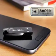 فلش مموری 64 گیگابایت سن دیسک مدل ULTRA SHIFT CZ410 با رابط USB 3.1، سرعت خواندن 100 مگابایت بر ثانیه، نرم‌افزار امنیتی SanDisk SecureAccess و بازیابی فایل RESCUEPRO Deluxe، مناسب ضبط خودرو و تلویزیون - تصویر 7