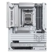 مادربرد ایسوس مدل TUF GAMING B850-BTF WIFI W، فرم فاکتور ATX، سوکت AMD AM5، دارای چهار اسلات رم DDR5، دارای 3 اسلات M.2، دارای Wi-Fi 7 و بلوتوث داخلی، پشتیبانی از پردازنده‌های Ryzen 9000، چیپست AMD B850، پشتیبانی از اورکلاک پردازنده و پمپ AIO - تصویر 1