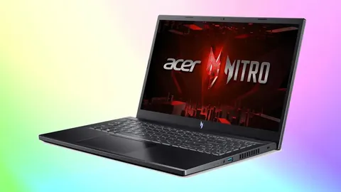 لپ‌تاپ گیمینگ ایسر Nitro V15 با گرافیک RTX 2050، نمایشگر ۱۴۴ هرتز و قیمت ۷۰۰ دلار معرفی شد