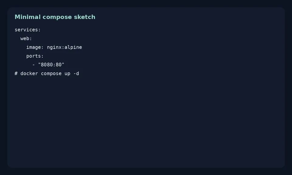 آموزش نصب Docker Compose؛ اجرای چندسرویس با یک فایل YAML