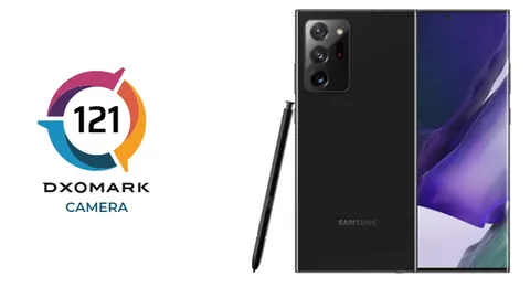 دوربین گلکسی نوت 20 اولترا امتیاز 121 را از DxoMark کسب کرد