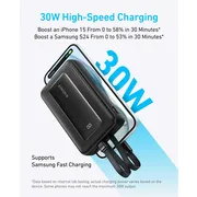 پاوربانک انکر مدل A1681 ظرفیت 20000 میلی آمپر ساعت به همراه کابل لایتنیگ و کابل USB Type-C - تصویر 7
