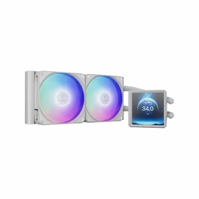 خنک‌کننده گیم دیاس AURA GL240 LCD WH