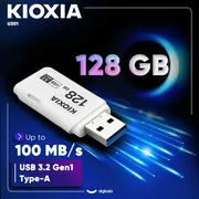 فلش مموری 128 گیگابایت کیوکسیا مدل U301 با رابط USB 3.2 Gen1 Type-A و طراحی درپوش‌دار - تصویر 3