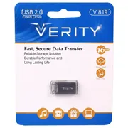 فلش مموری وریتی مدل V-819 ظرفیت 16 گیگابایت بند انگشتی با بدنه فلزی، رابط USB 2.0 و سرعت انتقال 30 مگابایت بر ثانیه، سازگار با کامپیوتر، لپ‌تاپ، موبایل، تبلت و تلویزیون - تصویر 5