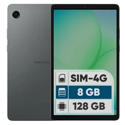 تبلت Samsung Galaxy Tab A11 4G، ظرفیت 128 گیگابایت و رم 8 گیگابایت، قابلیت پشتیبانی (8.7 اینچ)