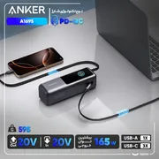 پاوربانک 100 وات انکر مدل A1695 ظرفیت 25000 میلی آمپر ساعت به همراه دو کابل USB-C - تصویر 3
