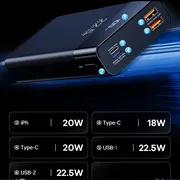 پاوربانک 22.5 وات ریمکس مدل RPP-672 ظرفیت 20000 میلی آمپر ساعت - تصویر 7