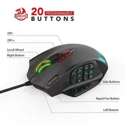 ماوس مخصوص بازی ردراگون مدل Perdition M901-K-2 - تصویر 3