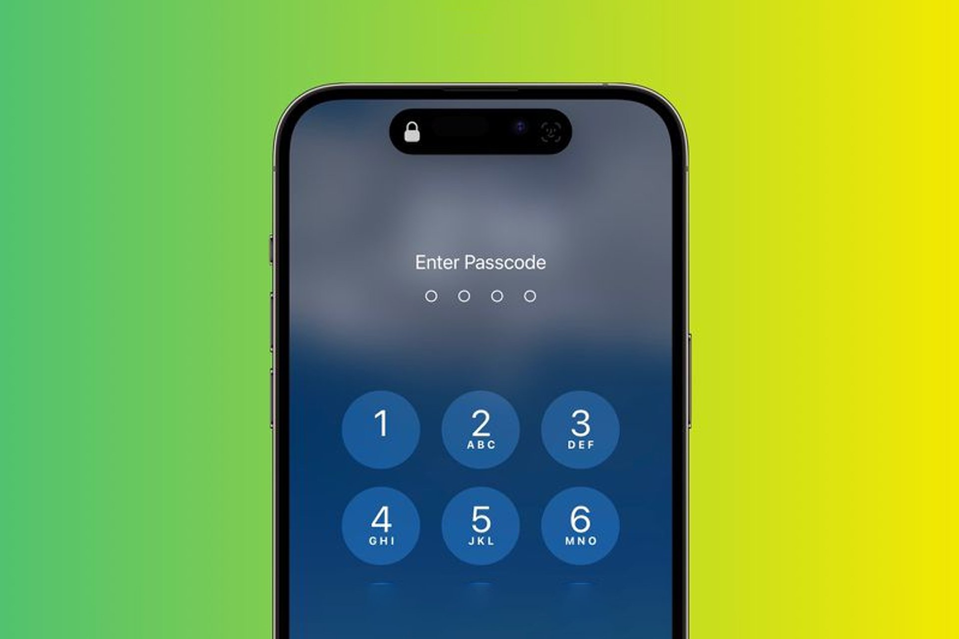 enter password iphone