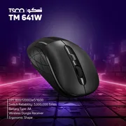 ماوس بی سیم تسکو مدل TM 641W - تصویر 4