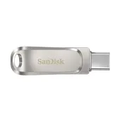 فلش مموری سن دیسک مدل Dual Drive Luxe ظرفیت 128 گیگابایت با طراحی چرخشی، دو رابط USB Type-C و USB Type-A، سرعت انتقال 150 مگابایت بر ثانیه، بدنه فلزی و سازگار با موبایل، تبلت، کامپیوتر و تلویزیون - تصویر 8