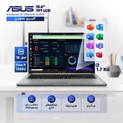 لپ‌تاپ ایسوس مدل Vivobook 15 X1504VA-NJ379 با پردازنده Core i7-1355U، رم 8GB DDR4 با فرکانس 3200MHz، حافظه SSD با ظرفیت 512GB، نمایشگر 15.6 اینچ TFT با وضوح Full HD - تصویر 3