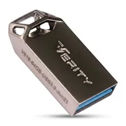 فلش مموری وریتی مدل V-819 ظرفیت 64 گیگابایت با بدنه فلزی، رابط USB 2.0 Type-A، سرعت انتقال 30 مگابایت بر ثانیه و سازگار با گوشی، کامپیوتر، لپ‌تاپ، تلویزیون و تبلت - تصویر 1