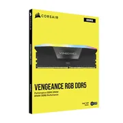 رم دسکتاپ کورسیر مدل VENGEANCE RGB DDR5 دو کاناله ظرفیت 64 گیگابایت سرعت 5600 مگاهرتز تایمینگ CL40 همراه هیت‌سینک خنک‌کننده - تصویر 2