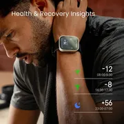ساعت هوشمند 50 میلی متری امیزفیت مدل Bip Max با بند سیلیکونی - تصویر 7