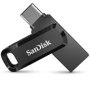 فلش مموری سن دیسک مدل Ultra Dual Drive ظرفیت 128 گیگابایت با طراحی دو کانکتوره USB و Type-C و وزن 10 گرم - تصویر 1