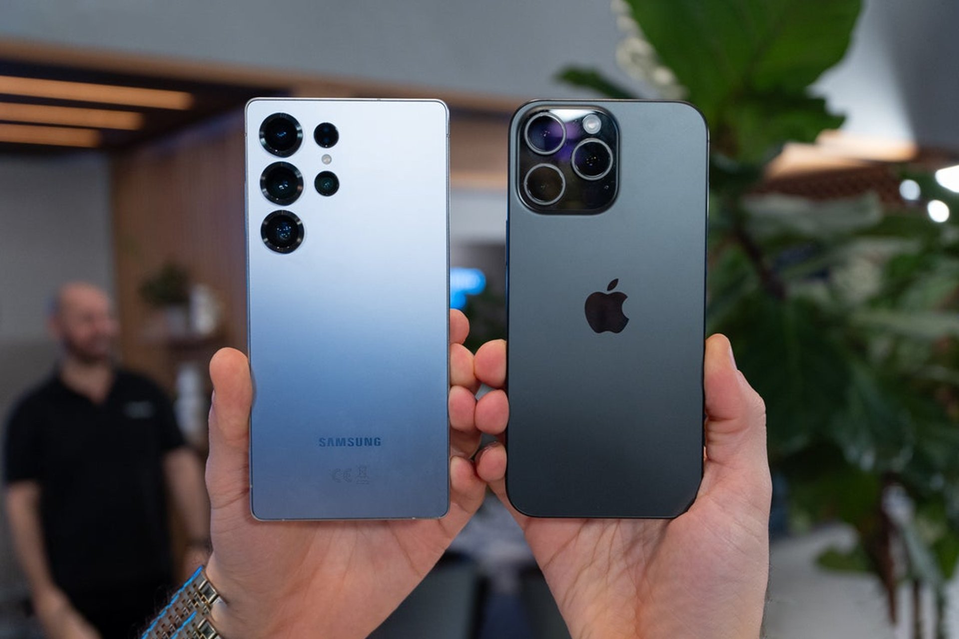 galaxy s25 ultra vs iphone 16 promax