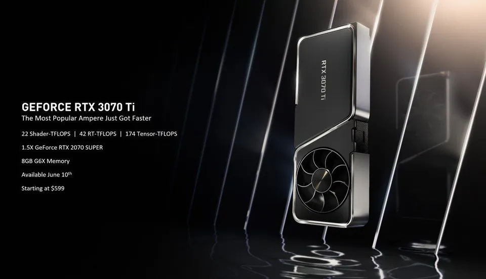 انویدیا گرافیک‌های RTX 3080 Ti و RTX 3070 Ti را معرفی کرد