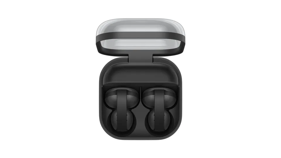 Galaxy Buds On open charging case