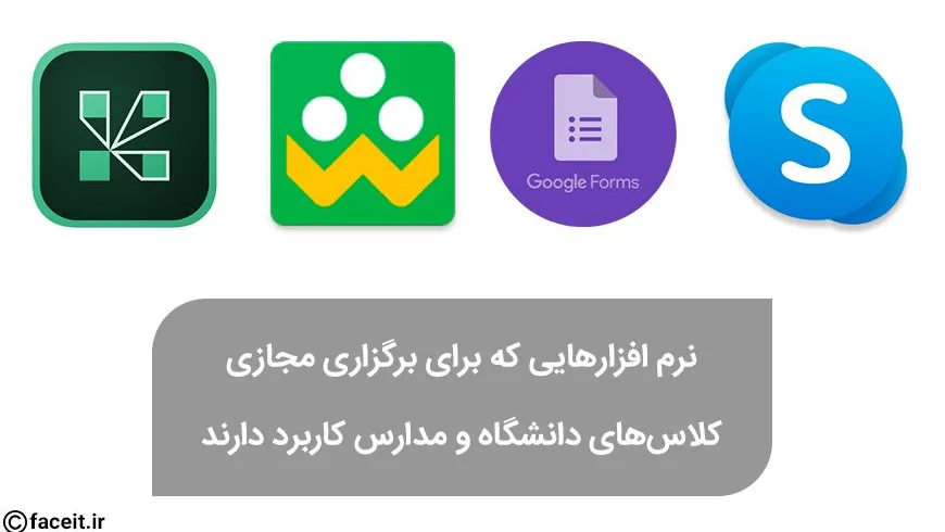 نرم افزارهایی که برای برگزاری مجازی کلاس‌های دانشگاه و مدارس کاربرد دارند