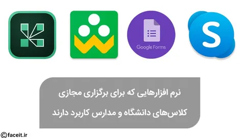 نرم افزارهایی که برای برگزاری مجازی کلاس‌های دانشگاه و مدارس کاربرد دارند