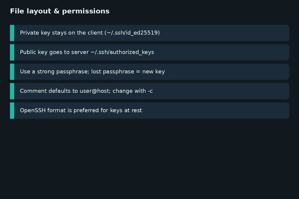 آموزش کلید SSH در لینوکس؛ ssh-keygen و ورود با authorized_keys