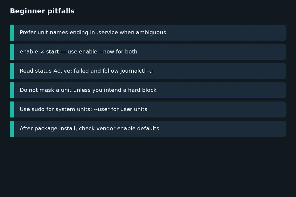 آموزش systemctl در اوبونتو؛ start، enable و status