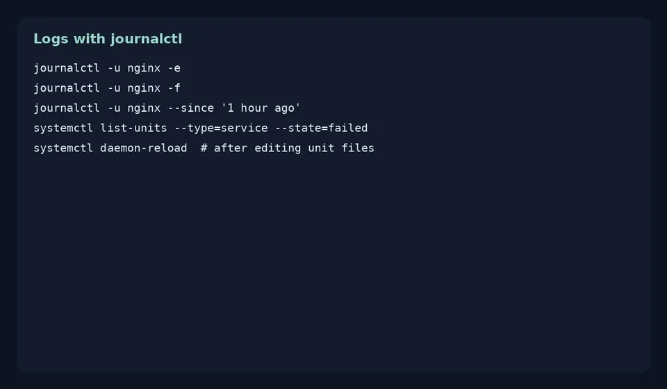 آموزش systemctl در اوبونتو؛ start، enable و status