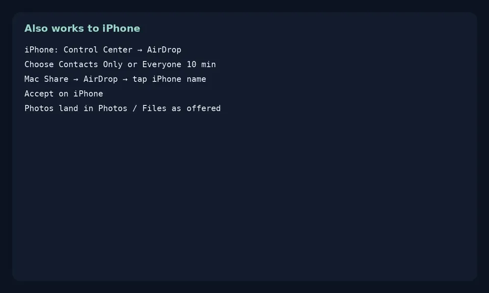 ترفند AirDrop مک؛ ارسال فایل به آیفون و مک‌های نزدیک