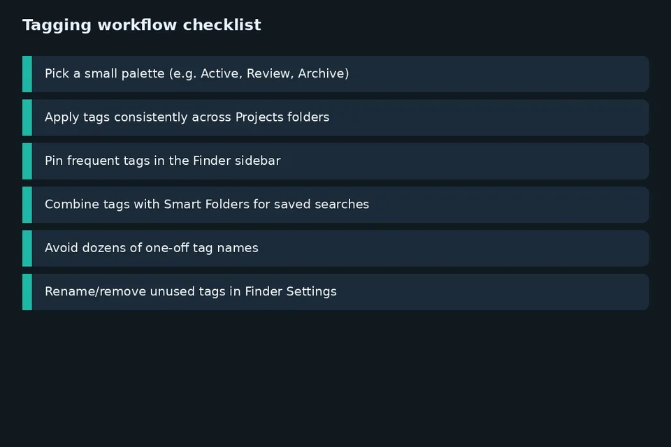ترفند تگ Finder مک؛ سازمان‌دهی و جست‌وجوی فایل
