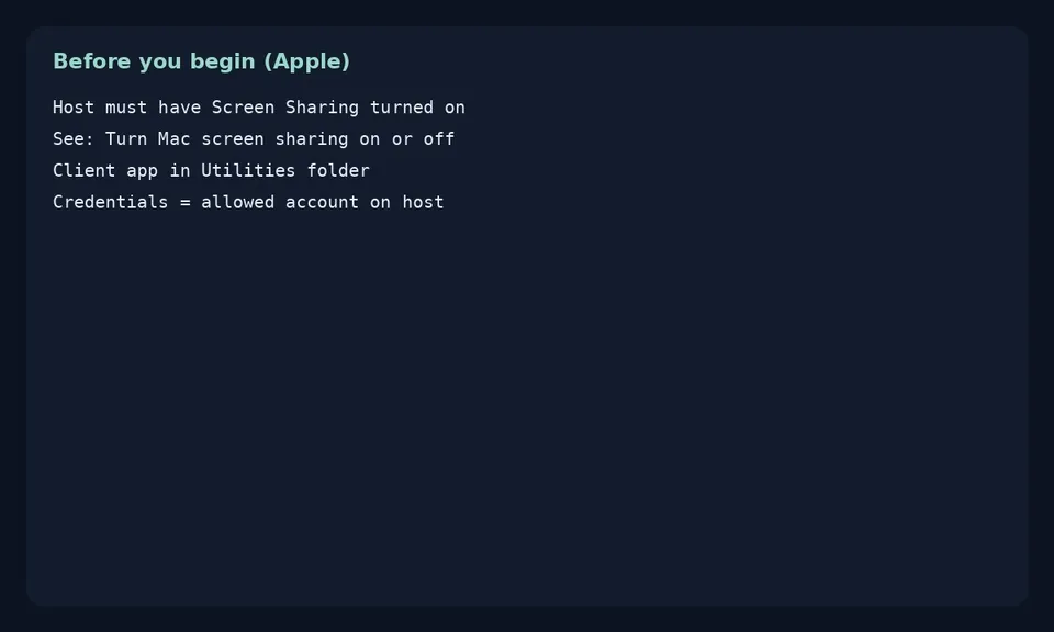 ترفند Screen Sharing مک؛ اشتراک صفحه و کنترل از راه دور