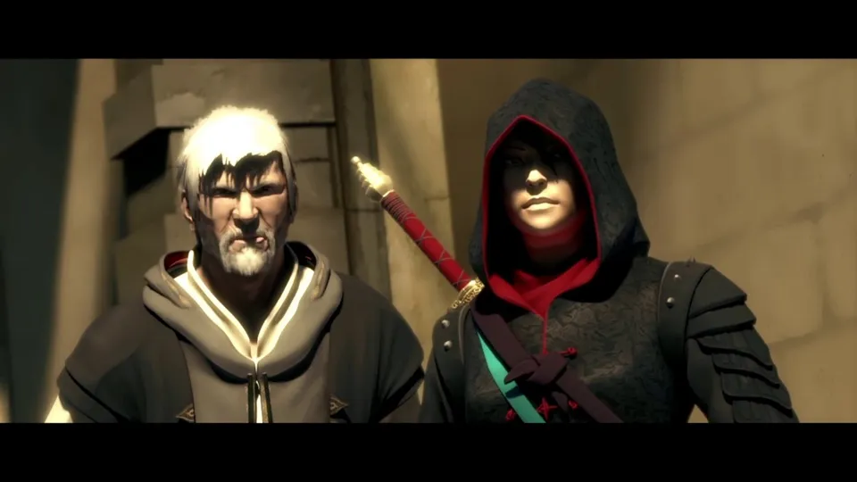 دیدار اتزیو آدیتوره با شائو جون در بازی Assassin's Creed: Embers