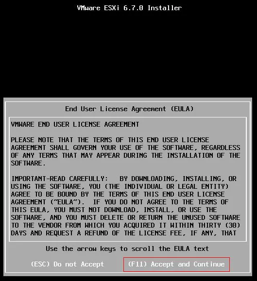 Installing ESXI 6.7 - Step 4 .jpg