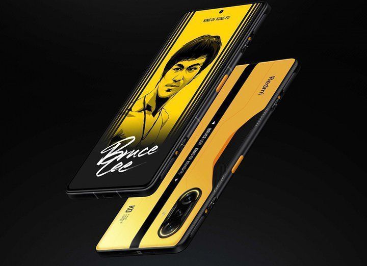نسخه‌ی Bruce Lee special edition از گوشی ردمی k40 Gaming Edition.jpg