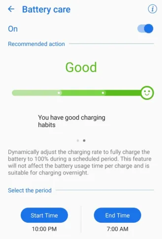 قابلیت Optimized Charging   در وان پلاس