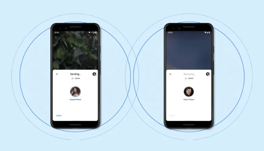 قابلیت Nearby Share برای اندروید ارائه شد؛ انتقال فایل سریع‌تر و امن‌تر از همیشه