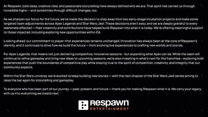 respawn-canceled-propject-layoffs-apex-legends-star-wars-games