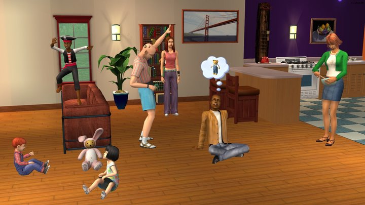 sims 1 and 2 gameplay